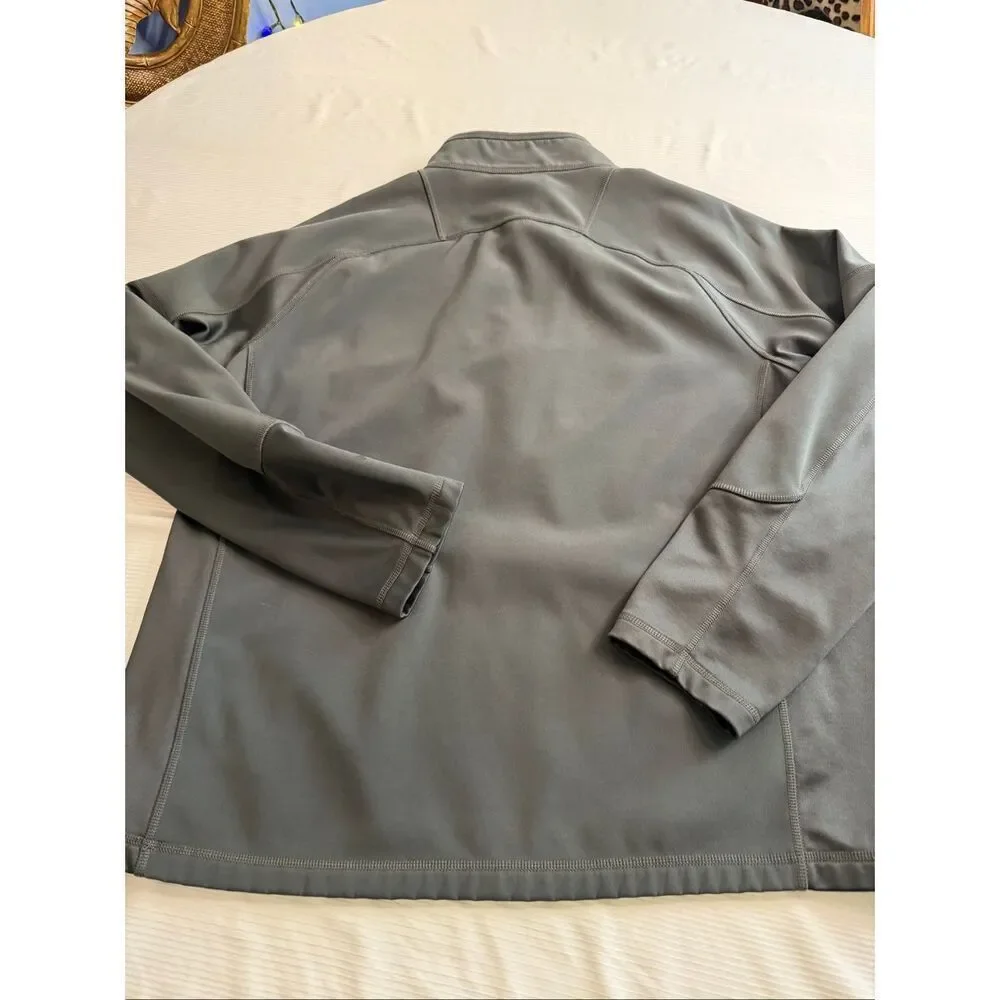 The North Face Men's 1/2 Zip Pullover Gray Fleece Jacket Size XL